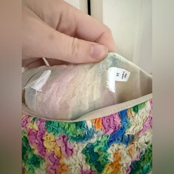 NWOT ASTR the Label Dolcetto Dress Multi-Color Bodycon Mini Dress Size Medium - Picture 7 of 9